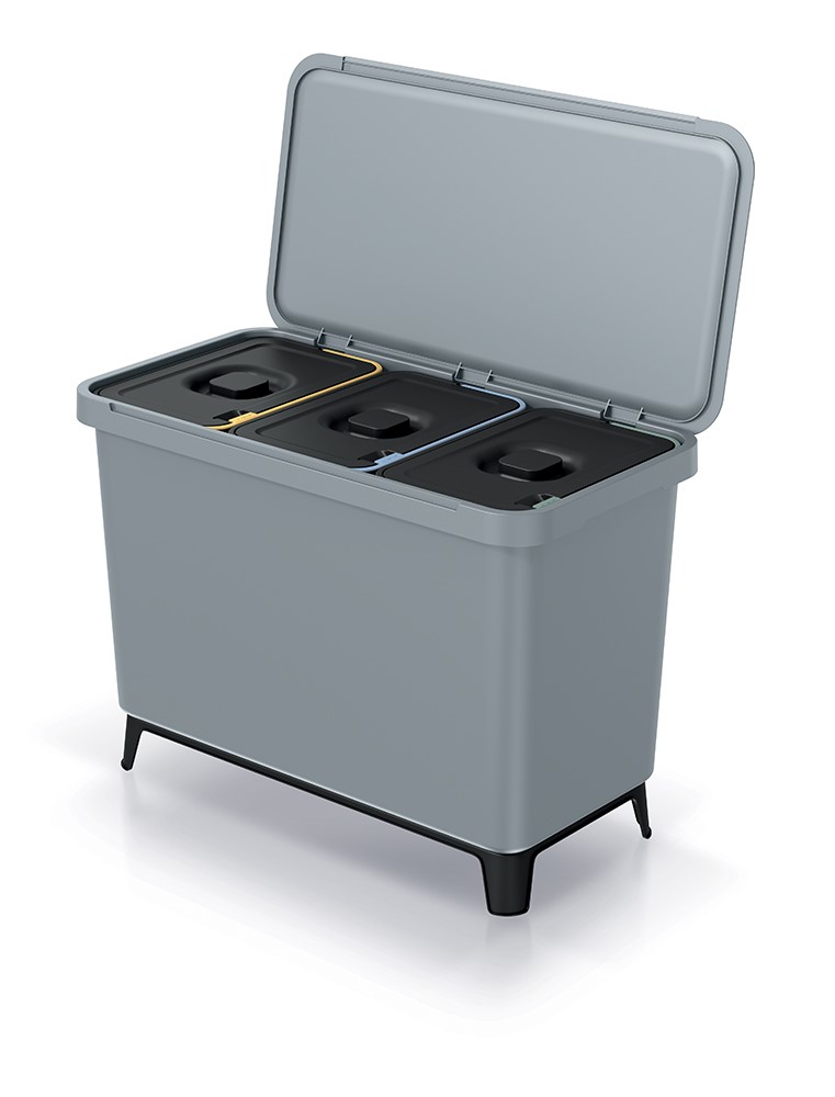 Odpadkový kôš MULTISORT 3 x 10l - sivý